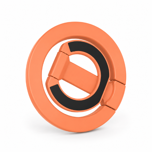 Magnetic Phone Ring Holder - Orange
